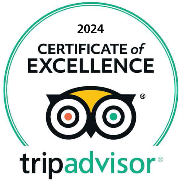 Trip Advisor Certificate of Excellence 2024