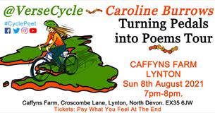 Caroline Burrows / VerseCycle: Turning Pedals into Poems Tour
