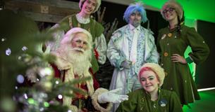 Father Christmas and his elves family experience
