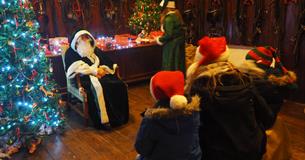 Father Christmas at Arlington court
