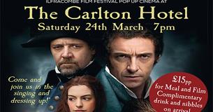 Ilfracombe Film Festival pop up cinema at The Carlton