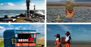 Come cloud gazing in the Burrows with the brilliant Gobbledegook Theatre. Enjoy 'Where the River Meets the Sea' an exhibition and audio walk made by c