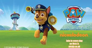 Chase from PAW Patrol at The Milky Way
