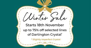 Winter Sale at Dartington Crystal