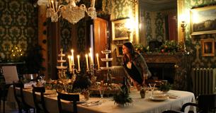 arlington court christmas dining room