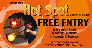 FREE entry throughout November & December at Dartington Crystal