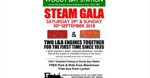 Steam Gala at Lynton & Barnstaple Railway