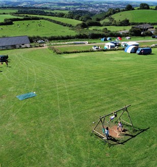 Brightlycott Barton play area campsite