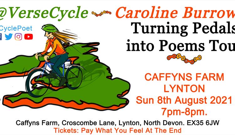 Caroline Burrows / VerseCycle: Turning Pedals into Poems Tour