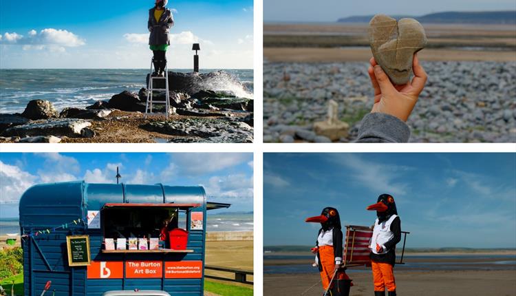Come cloud gazing in the Burrows with the brilliant Gobbledegook Theatre. Enjoy 'Where the River Meets the Sea' an exhibition and audio walk made by c