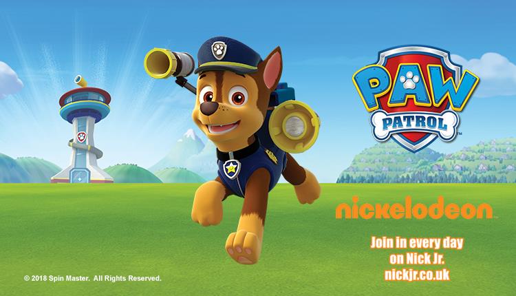 Chase from PAW Patrol at The Milky Way