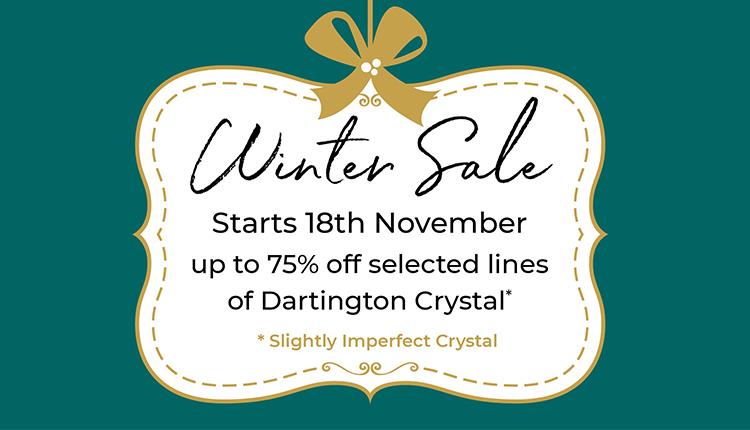 Winter Sale at Dartington Crystal