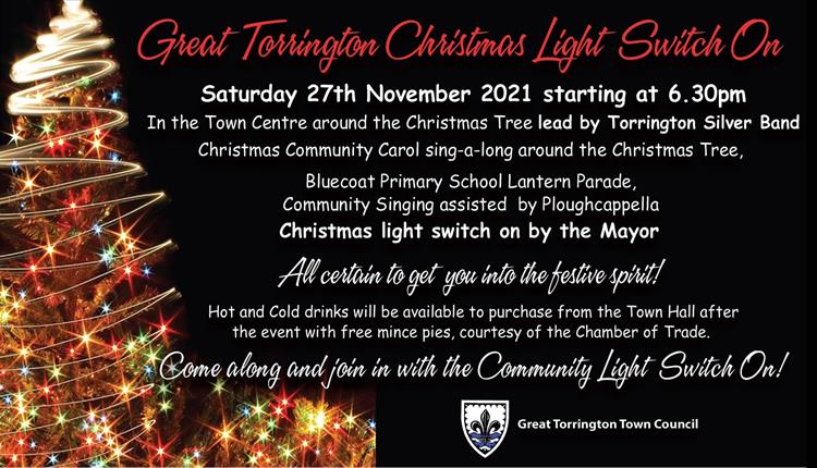 Great Torrington Christmas Light Switch On