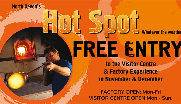 FREE entry throughout November & December at Dartington Crystal