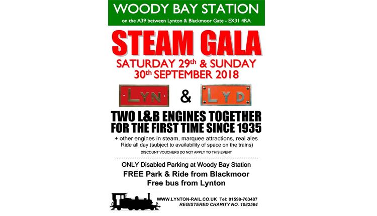 Steam Gala at Lynton & Barnstaple Railway