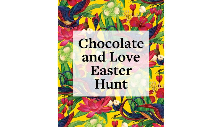 logo for RHS Rosemoor's chocolate and love easter hunt