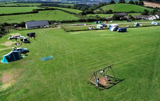 Brightlycott Barton play area campsite