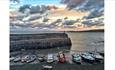 boats at Clovelly harbour