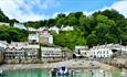 A view of Clovelly from the sea