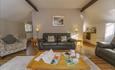 Living room at Corffe House COTTAGES - Devon