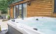 outdoor hot tub