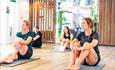 A yoga session at The Barnstaple Hotel